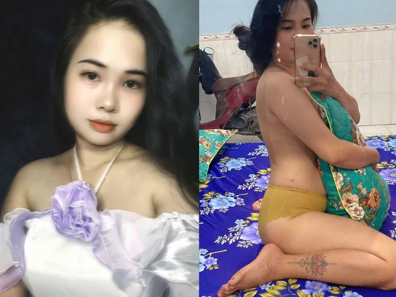 Bà xã dâm cằm điện thoại tự quay người chồng đụ mình